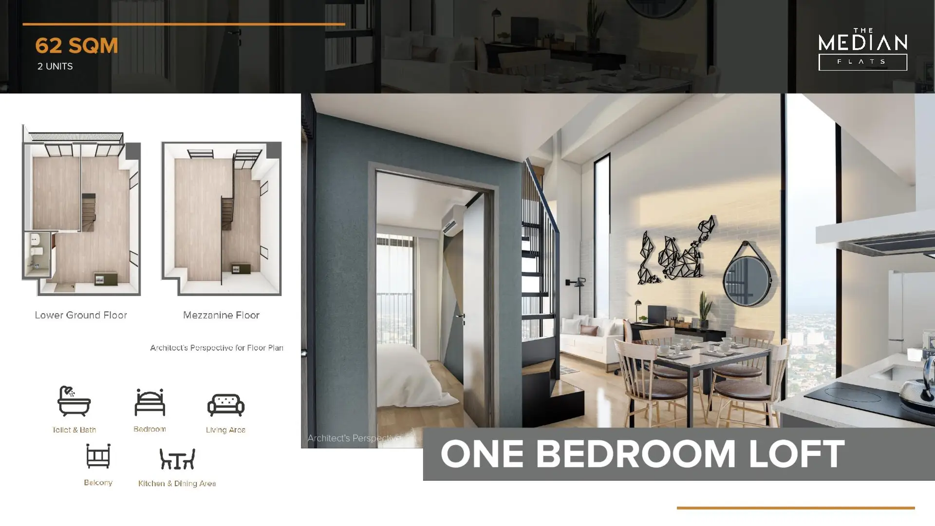 UnitOneBedroomLoft